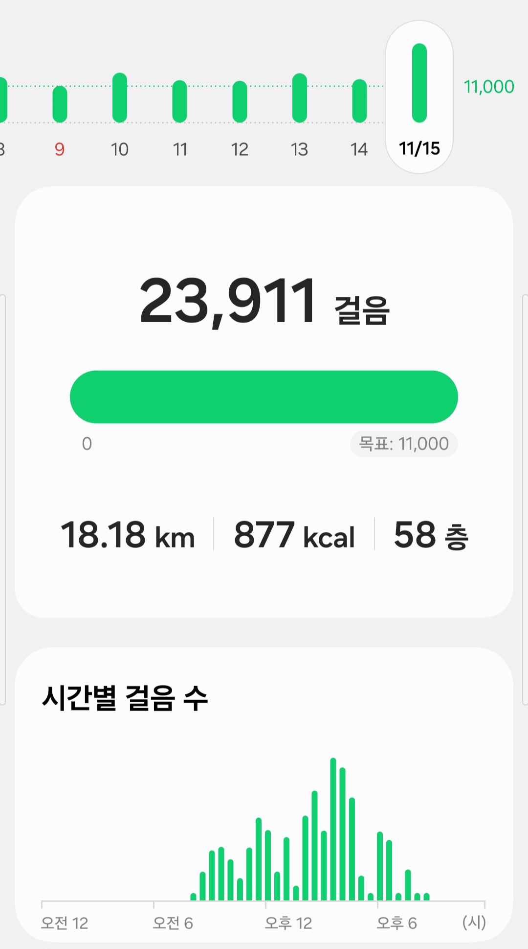 마운자로 52일 차, 주말 산행